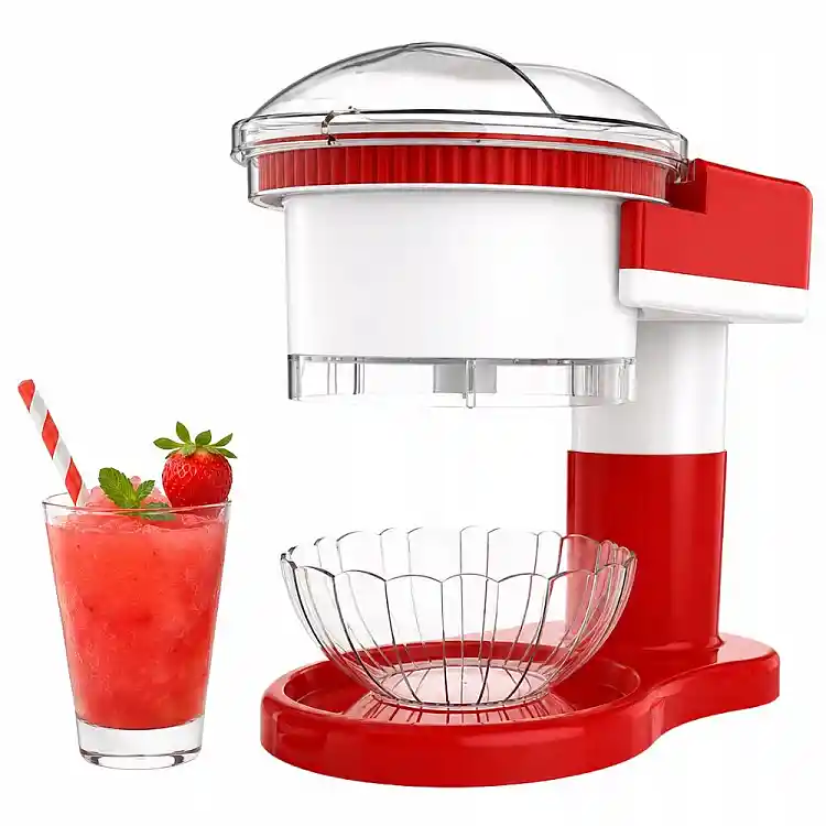 Verk Group Μηχανή για Slushies, Granita, Σορμπέ και Παγωμένα Ροφήματα 30W Κόκκινη/Λευκή 5907451389898