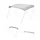 VEVOR Ανταλλακτικό Κάλυμμα Bimini Top 4 Τόξων 2440 mm Αδιάβροχο 600D Γκρι, Χωρίς Σκελετό CYZYPDPTHJ968DRVS001V0