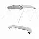 VEVOR Ανταλλακτικό Κάλυμμα Bimini Top 4 Τόξων 2440 mm Αδιάβροχο 600D Γκρι, Χωρίς Σκελετό CYZYPDPTHJ968DRVS001V0