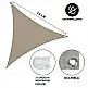 Galileo Αδιάβροχο τριγωνικό πανί σκίασης Vela 3x3 m εκρού Ανατολή 5901984