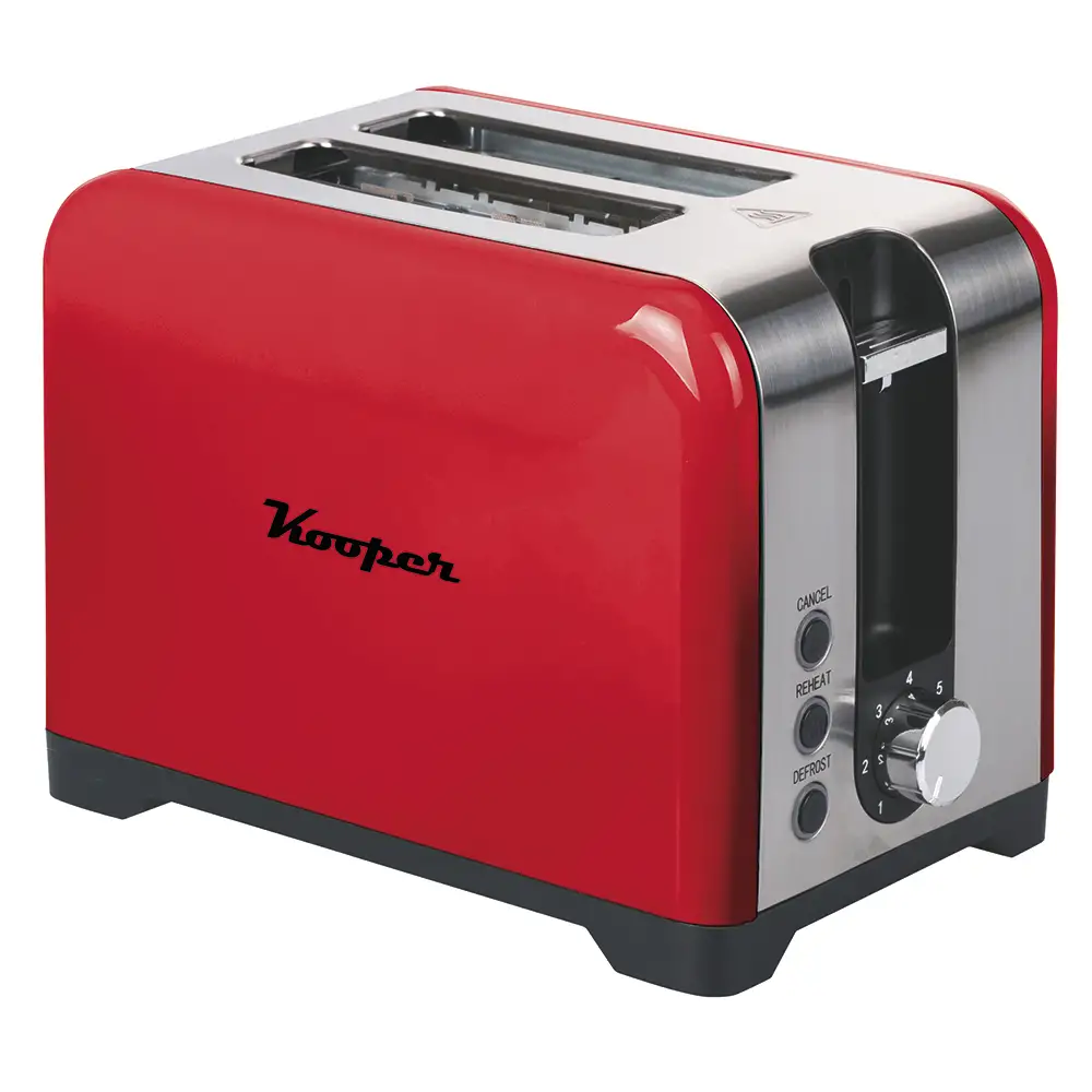 Kooper Κόκκινη Τοστιέρα Vintage 2 Θέσεων 780930W Kooper 5919222