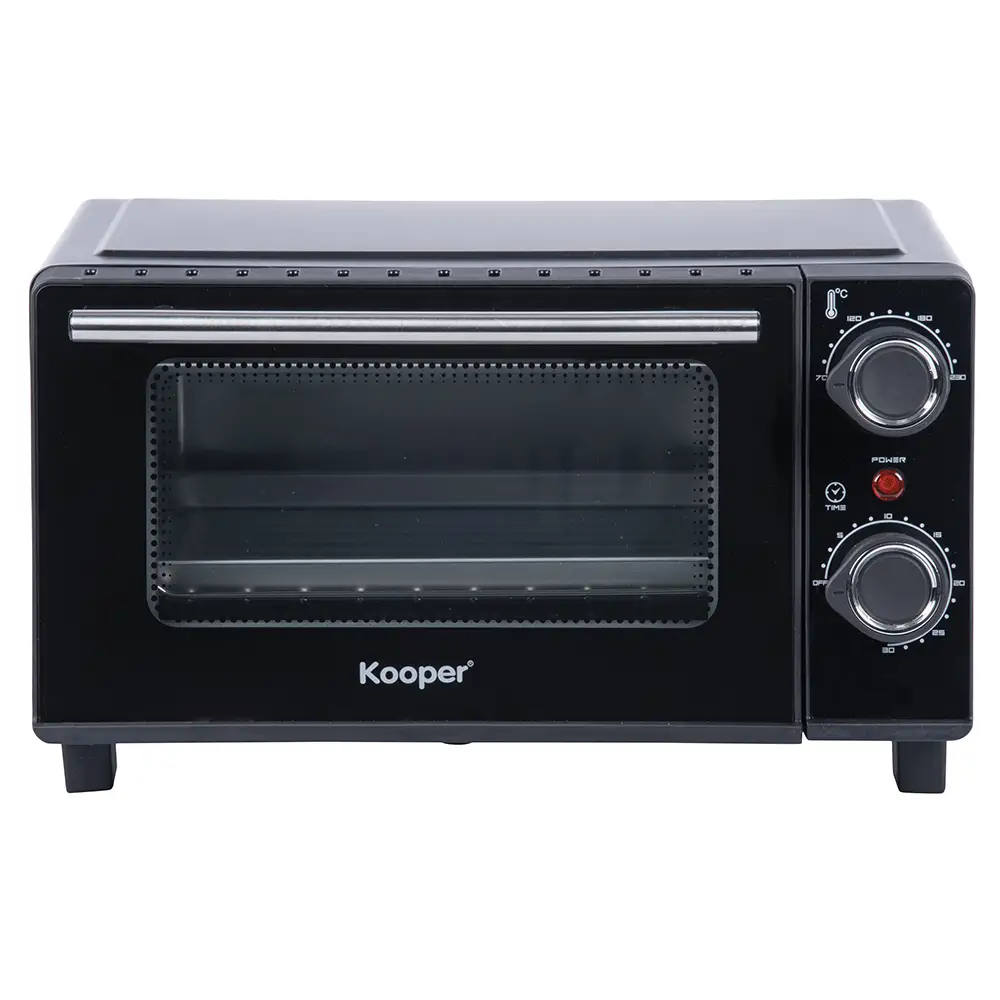 Kooper Ηλεκτρικός φούρνος 15 L σκληρυμένο γυαλί 650 W μαύρο Kooper 5919495