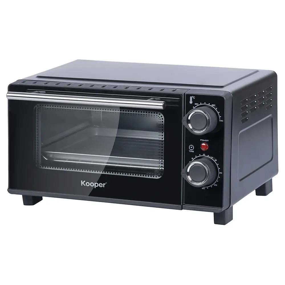 Kooper Ηλεκτρικός φούρνος 15 L σκληρυμένο γυαλί 650 W μαύρο Kooper 5919495