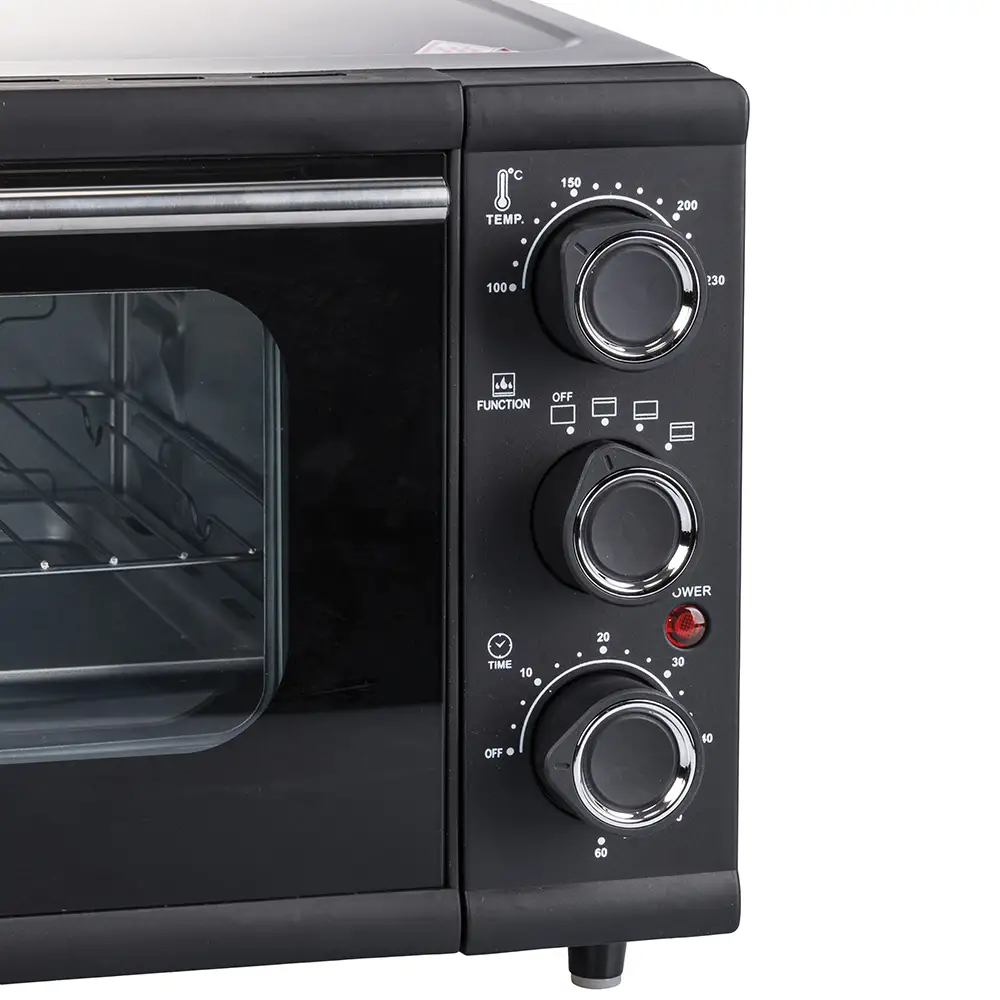 Kooper Ηλεκτρικός φούρνος 24 L σκληρυμμένο γυαλί 1300W μαύρο Kooper 5919496