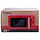 Kooper Κόκκινος vintage φούρνος μικροκυμάτων 22 L με 5 προγράμματα μαγειρέματος 700 W Wave Kooper 5914558