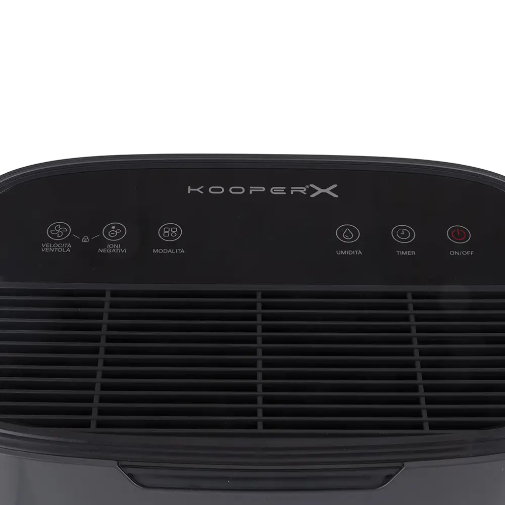 Kooper Αφυγραντήρας 20L, 4 λειτουργικές λειτουργίες, λειτουργία αρνητικών ιόντων, 330 W, γκρι Kooper X 5923192