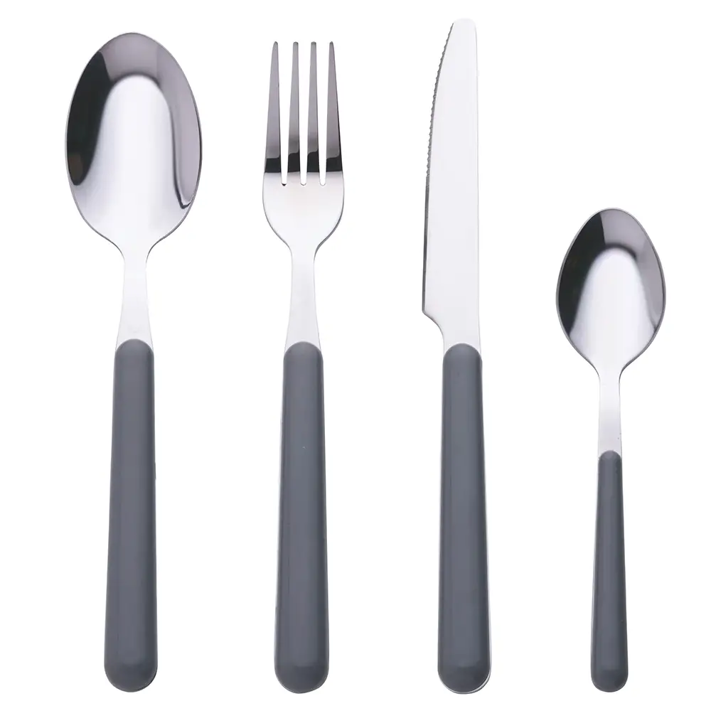 Galileo Σετ 24 μαχαιροπίρουνα από ανοξείδωτο χάλυβα με λαβή στο χρώμα Movida Sibilla 5920701