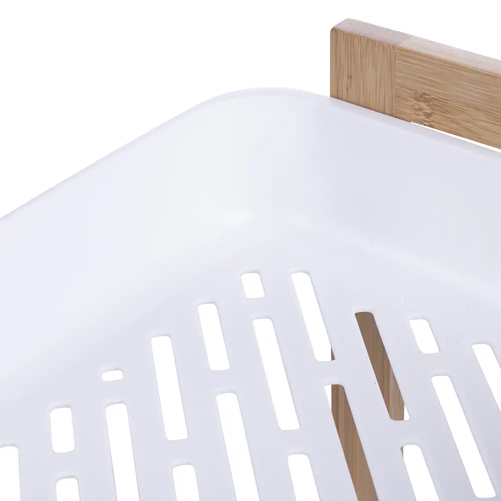 Galileo Ράφι 2 επιπέδων από μπαμπού και πλαστικό PP 35x20x27 εκ. 5900650