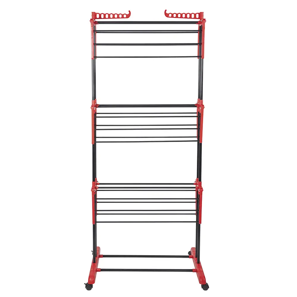 Galileo Μεταλλική πύργος απλώστρα με αναδιπλούμενα φτερά και ρόδες ύψους 184 cm Towerdry Sordine 5913796