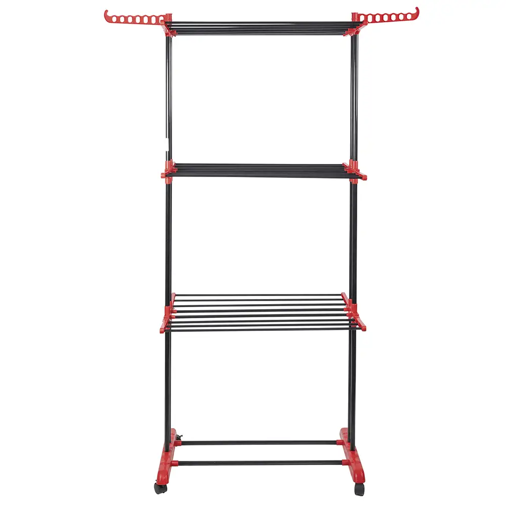 Galileo Μεταλλική πύργος απλώστρα με αναδιπλούμενα φτερά και ρόδες ύψους 184 cm Towerdry Sordine 5913796