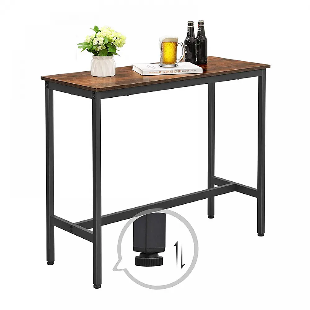 Μεταλλικό Ορθογώνιο Τραπέζι - Bar 100 x 40 x 90 cm VASAGLE LBT10X