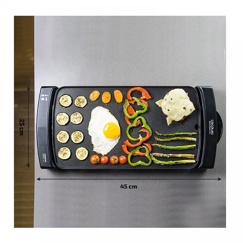 Ηλεκτρική Ψηστιέρα - Γκριλιέρα Cecotec Black&Water 2500 CEC-03046