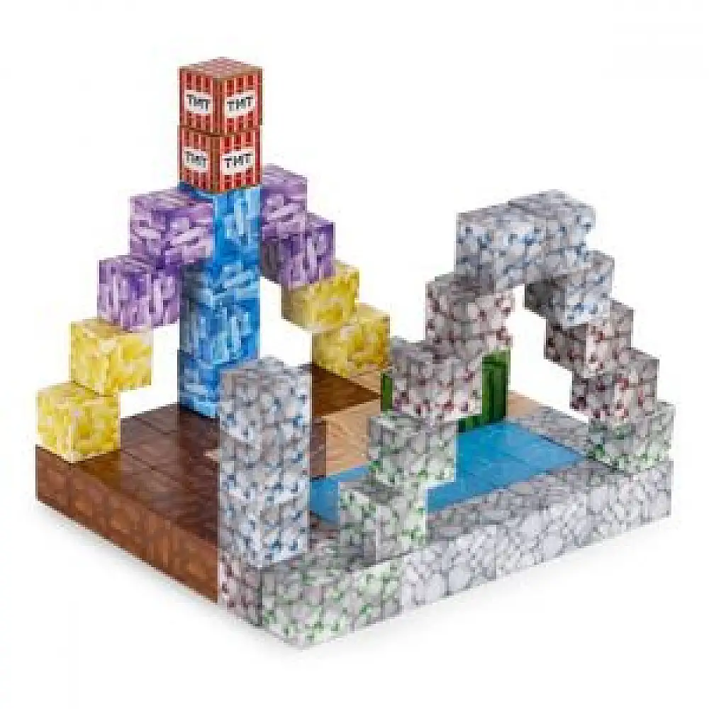 MULTISTORE Σετ 88τμχ Μαγνητικά Τουβλάκια για Δημιουργική Απασχόληση HC740656