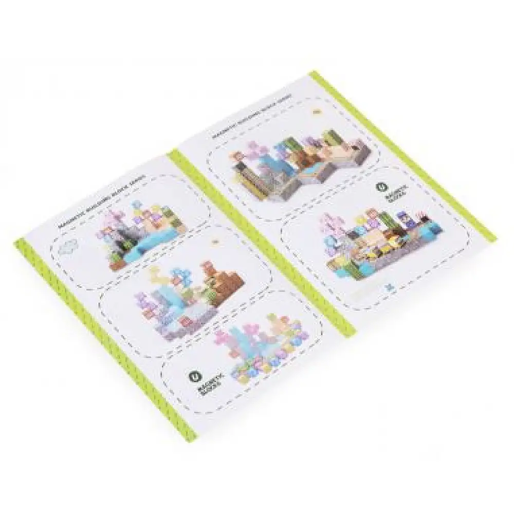 MULTISTORE Σετ 88τμχ Μαγνητικά Τουβλάκια για Δημιουργική Απασχόληση HC740656