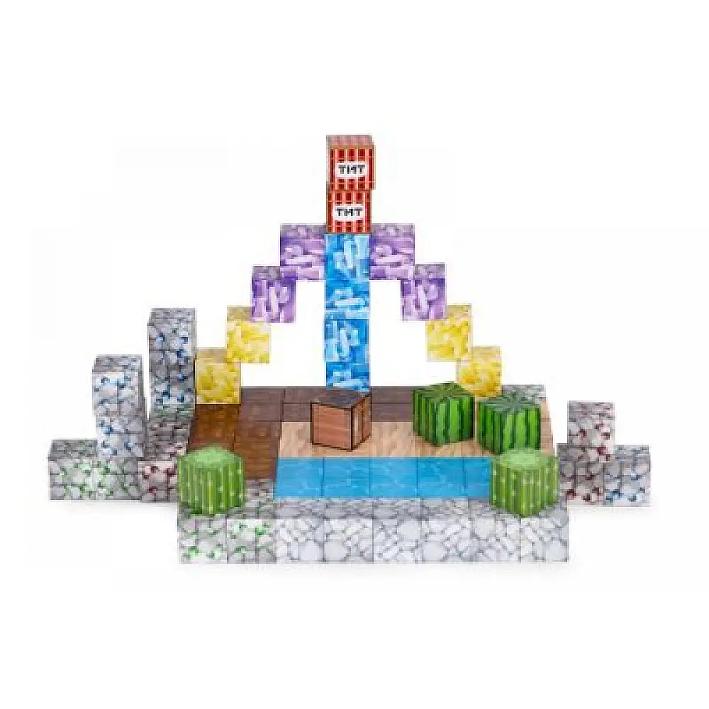 MULTISTORE Σετ 88τμχ Μαγνητικά Τουβλάκια για Δημιουργική Απασχόληση HC740656