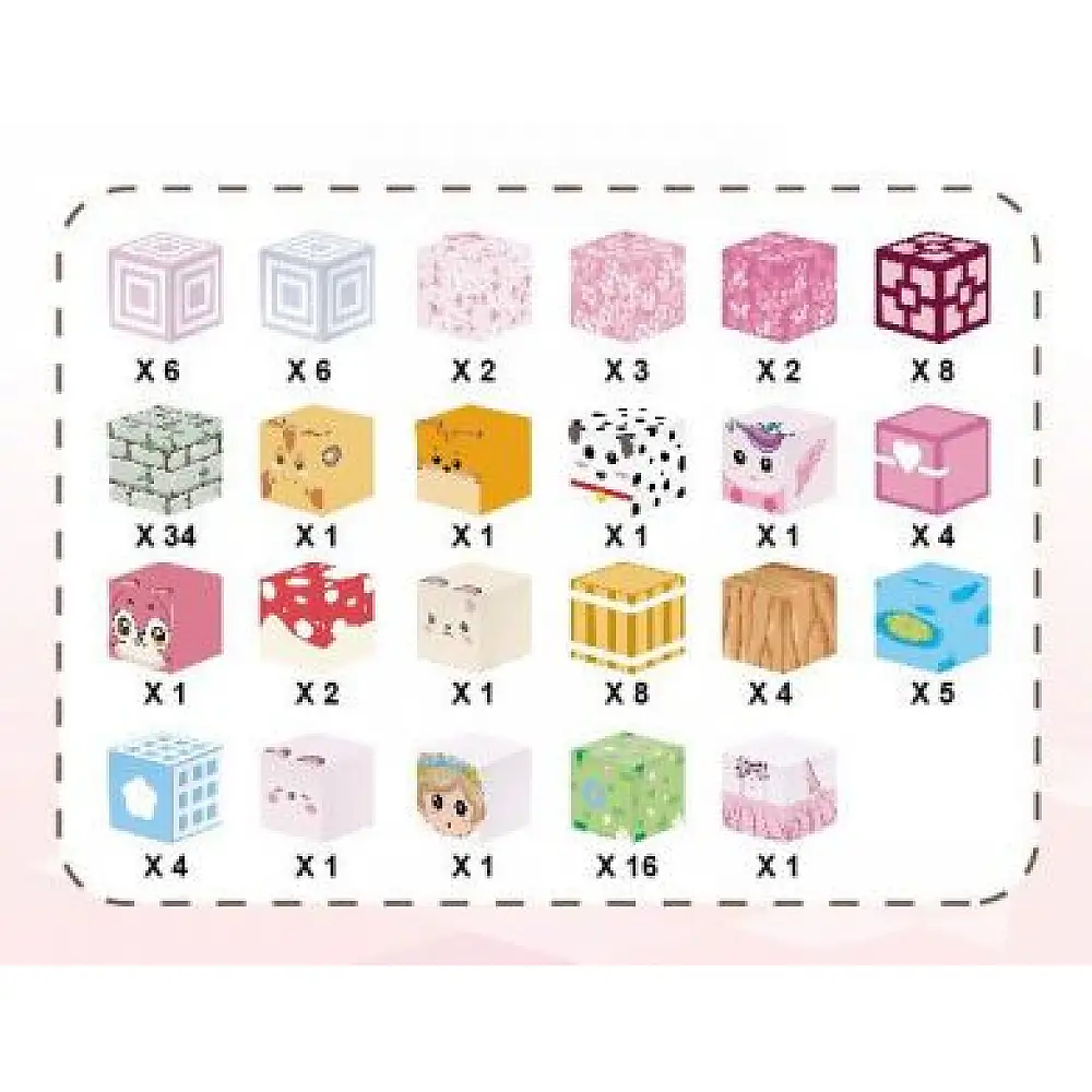 MULTISTORE Σετ 113 τμχ Μαγνητικά Τουβλάκια για Δημιουργική Απασχόληση HC740662