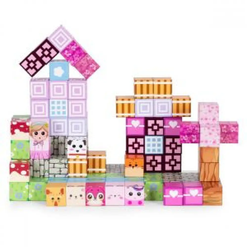 MULTISTORE Σετ 113 τμχ Μαγνητικά Τουβλάκια για Δημιουργική Απασχόληση HC740662