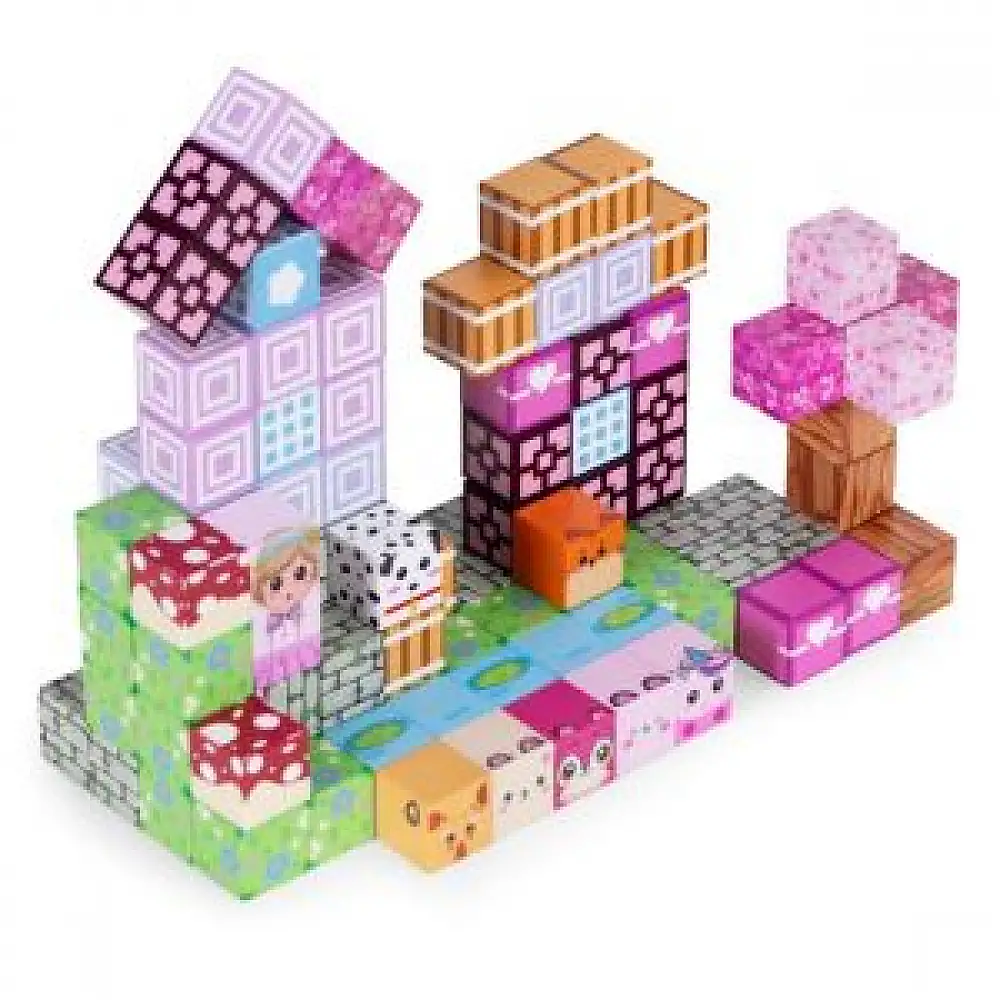 MULTISTORE Σετ 113 τμχ Μαγνητικά Τουβλάκια για Δημιουργική Απασχόληση HC740662