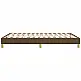 vidaXL Κρεβάτι Box Spring Με Ύφασμα Σκούρο Καφέ 140x200 εκ. 3120617