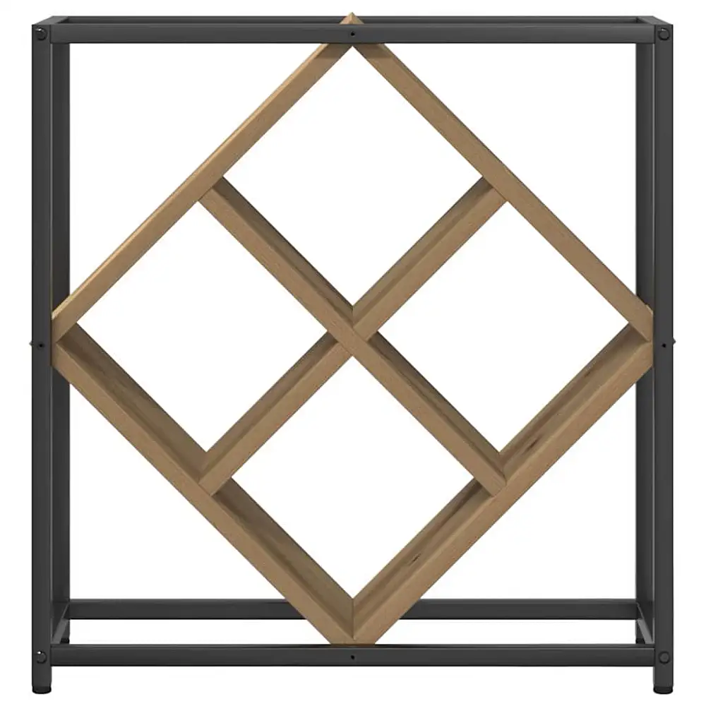 vidaXL Επιτοίχια Ξύλινη Οινοθήκη από Δρυ 51x18x52,5 cm 868224