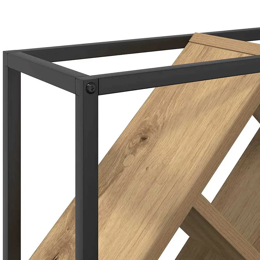 vidaXL Επιτοίχια Ξύλινη Οινοθήκη από Δρυ 51x18x52,5 cm 868224