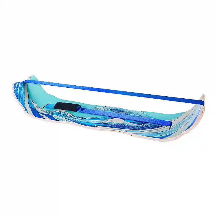 VEVOR Ξύλινη σανίδα ισορροπίας Wobble Board, μπλε HXBYTSSMDCB4PUHKG001V0
