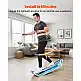 VEVOR Ξύλινη σανίδα ισορροπίας Wobble Board, μπλε HXBYTSSMDCB4PUHKG001V0