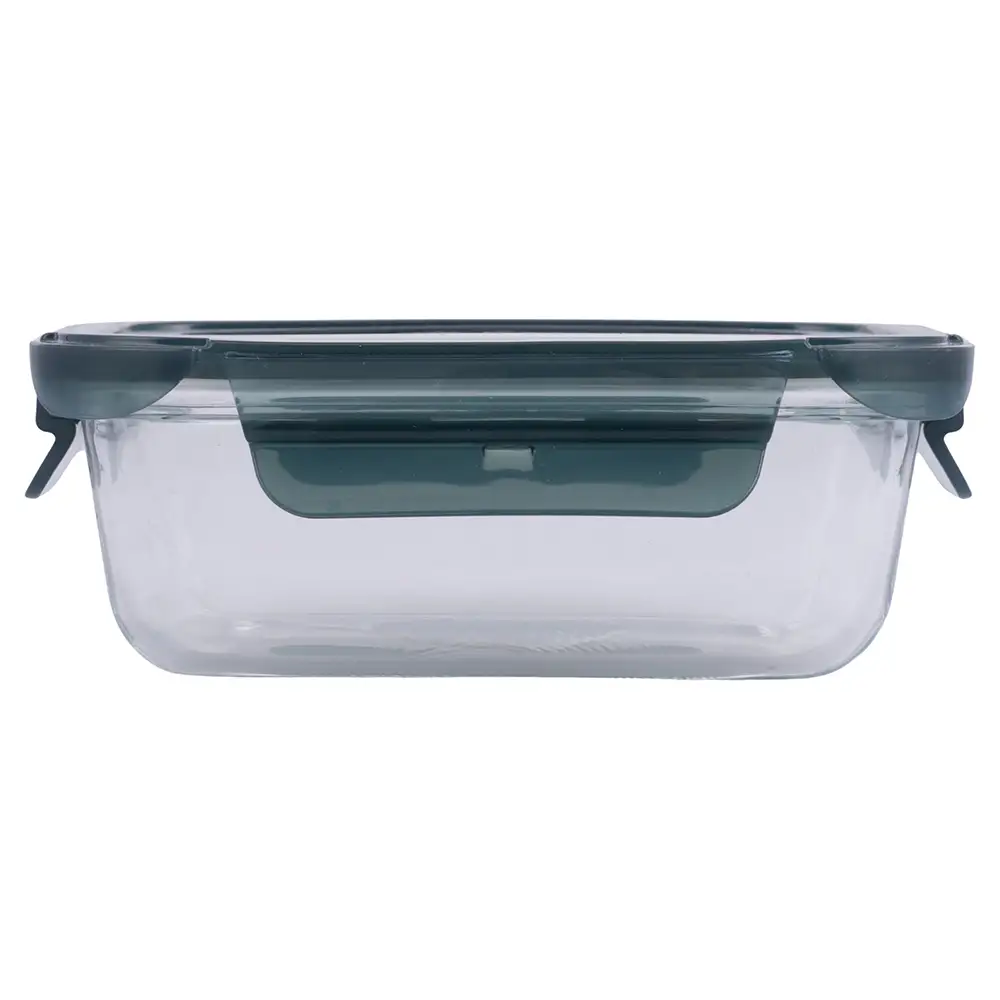 Galileo Αεροστεγές Ορθογώνιο Γυάλινο Δοχείο 370 ml με Καπάκι και Κλιπ SChef 5924431