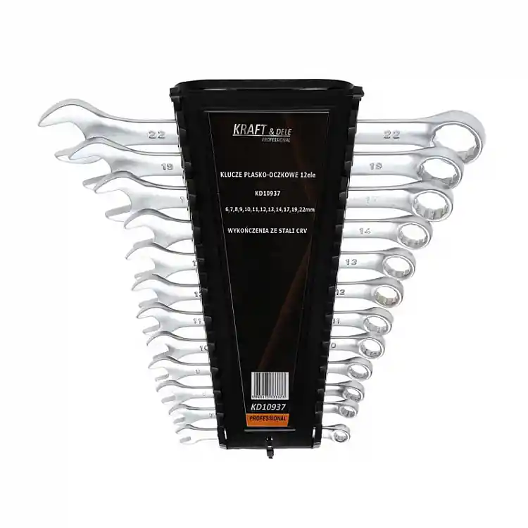 Σετ Γερμανοπολύγωνα CR-V 6 - 22 mm 12 τμχ Kraft&Dele KD-10937