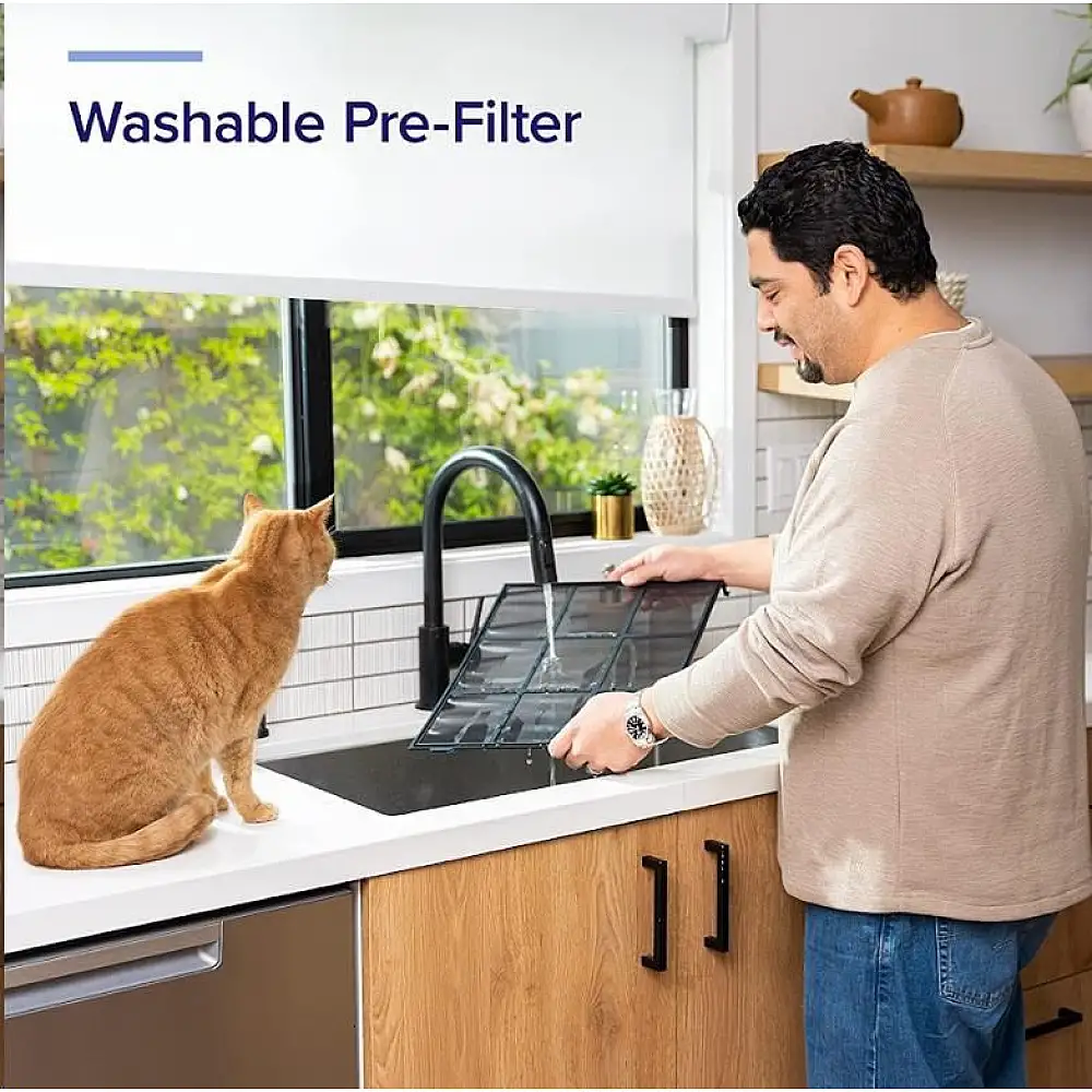 Levoit Καθαριστής Αέρα με φίλτρο HEPA, αισθητήρα ποιότητας αέρα και WiFi για χώρους 88m² LAP-V201S-AEUR