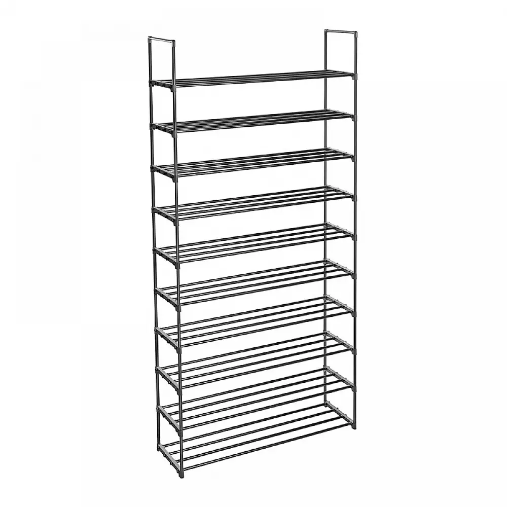 Stand Αποθήκευσης 50 Ζευγαριών Παπουτσιών Χρώματος Μαύρο Songmics LSA10BK