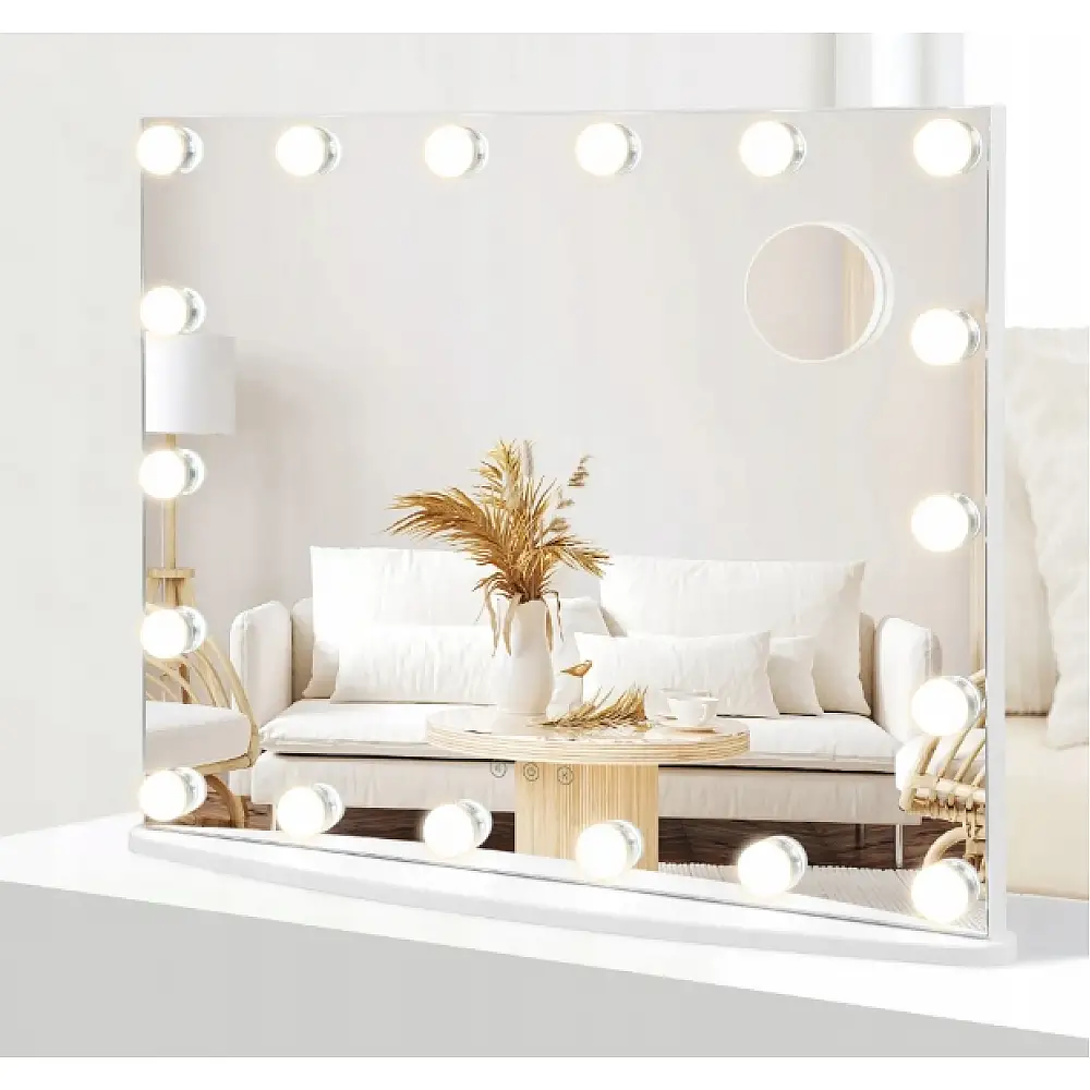 Costway Καθρέπτης Μακιγιάζ με LED Φωτισμό 65 x 14 x 52.5 cm JV11894WH