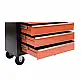 Τροχήλατος Εργαλειοφορέας με 7 Συρτάρια 61.5 x 33 x 76 cm HOMCOM B20-001