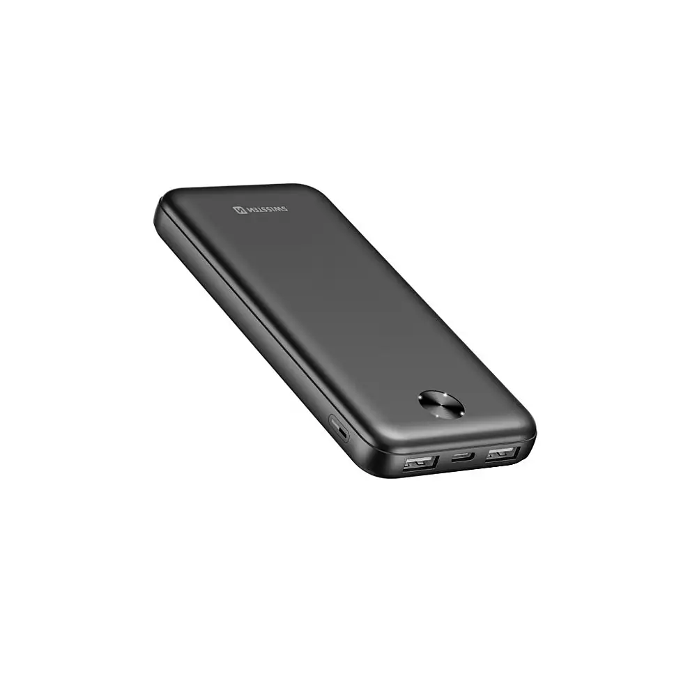 SWISSTEN Φορητός Φορτιστής 1000 mAh Worx Pro, Μαύρος 8595217490642