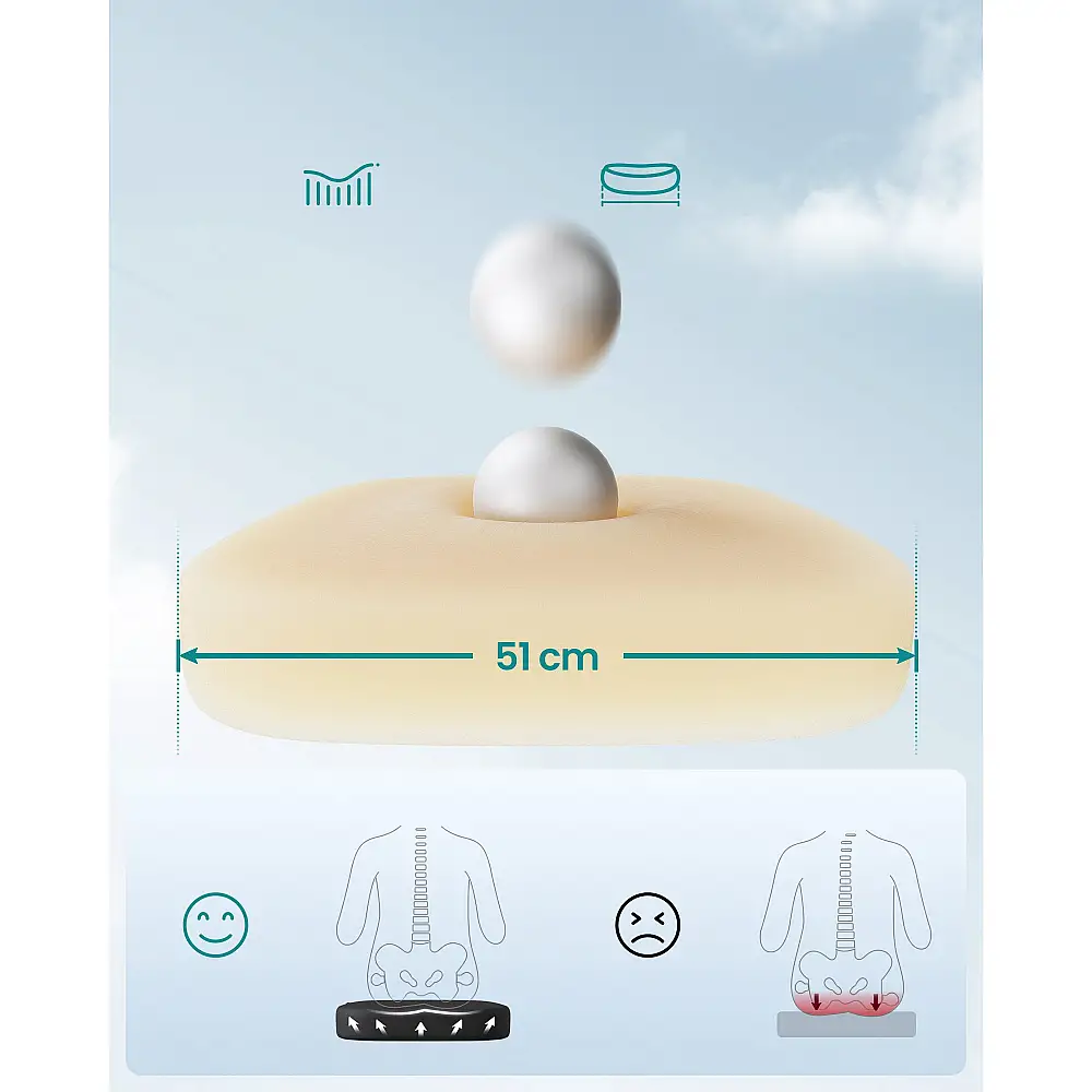 SONGMICS Εργονομική Καρέκλα Γραφείου με Διχτυωτό Σχέδιο και Οσφυϊκή Υποστήριξη, Μαύρη Ink OBN043BH02