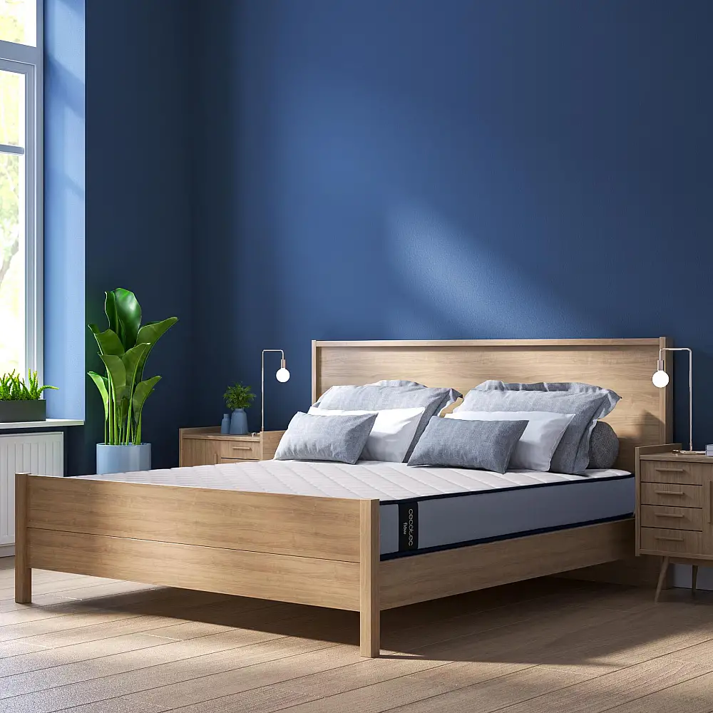 Cecotec Ορθοπεδικό Στρώμα 21 cm ViscoCare Flow 1900 135x190 υψηλής σκληρότητας με πολυστρωματική δομή και Memopy Foam CEC-07458