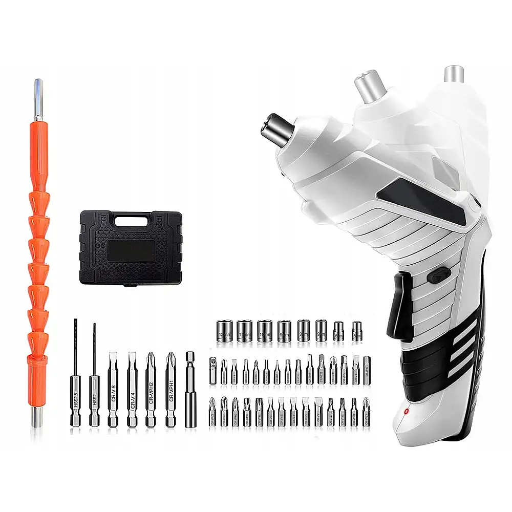 Verk Group Σετ Ασύρματου Μίνι Κατσαβιδιού 45 Τεμαχίων με Bits & Θήκη USB 5907451372791