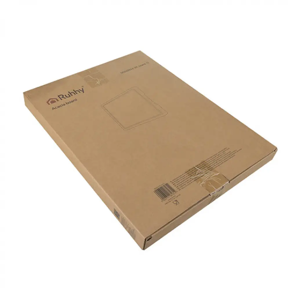 Ruhhy Ξύλινη Επιφάνεια Κοπής και Σερβιρίσματος από Ακακία 43x33x3 εκ. 26924