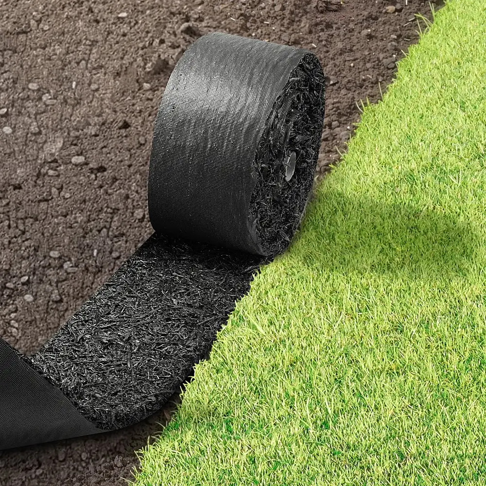 VEVOR Ρολό από Ανακυκλωμένο Καουτσούκ, 4 Ρολά 305 x 11.5 cm, Μόνιμο Διάζωμα Κήπου με Παρέμβλητους Πάσσαλους, Φυσική Όψη (Πάχους 0.5 in) για Τοπία XJXWFGW120INKXAQS001V0