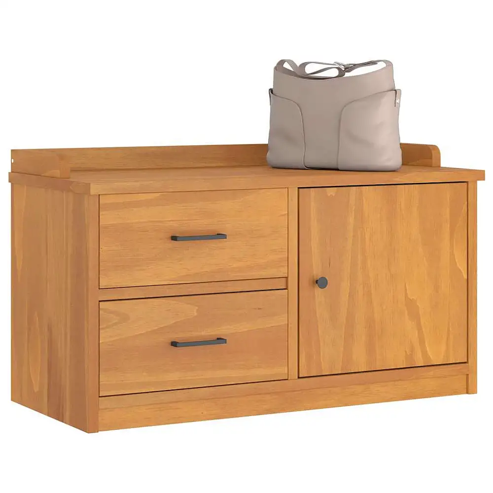 vidaXL Ξύλινος Πάγκος Χωλ SANDNES 87x40x50 cm με Αποθηκευτικό Χώρο 4010463