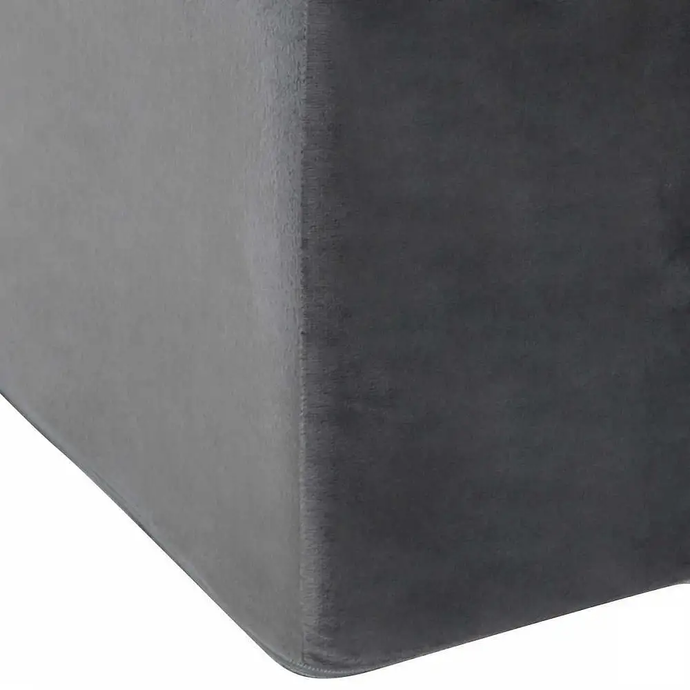 vidaXL Μαξιλάρι Καθίσματος Ποδιών 68x40x18cm σε Γκρι χρώμα 42020187