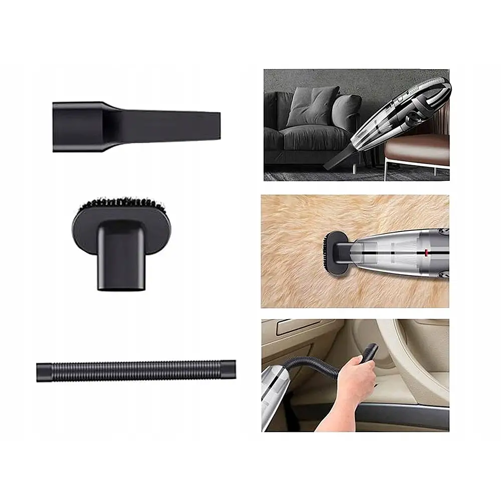 Verk Group Ασύρματο Φορητό Σκούπα Αυτοκινήτου USB Επαναφορτιζόμενο 120W 5907451373170