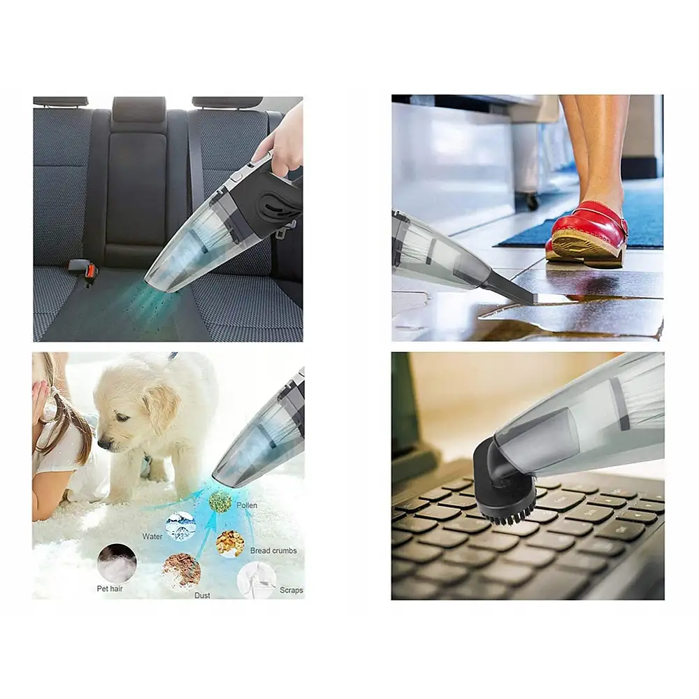 Verk Group Ασύρματο Φορητό Σκούπα Αυτοκινήτου USB Επαναφορτιζόμενο 120W 5907451373170