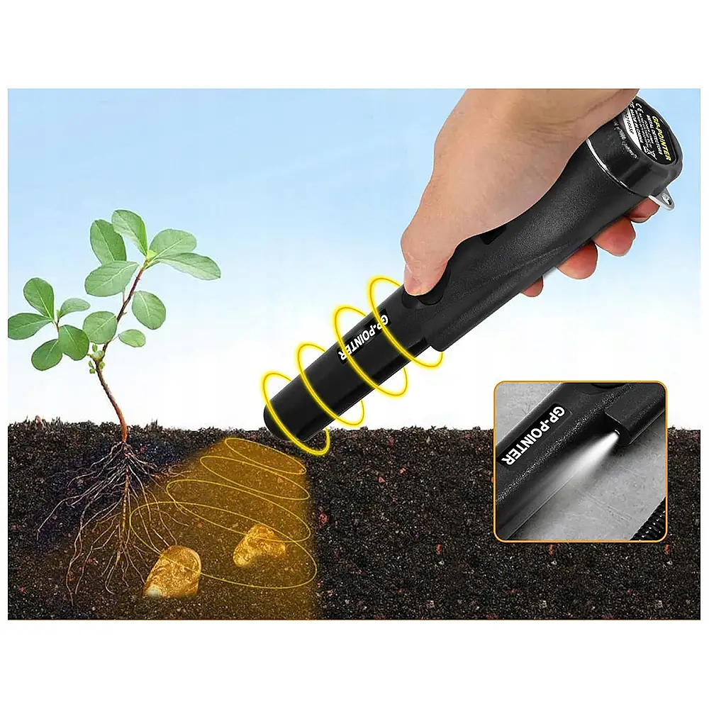 Verk Group Ανιχνευτής Μετάλλων GP-Pointer Χειρός - Αδιάβροχος (IP66) για Παραλία και Δάσος 5907451375938