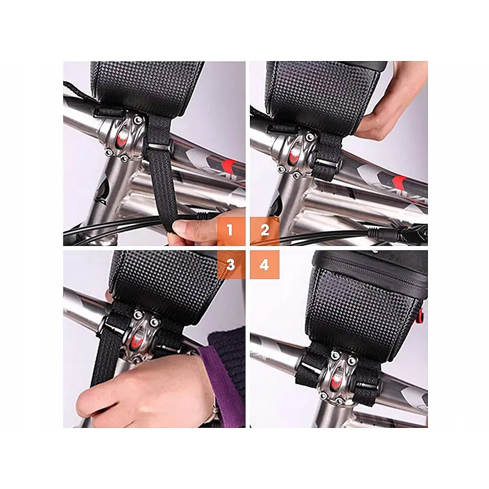 Verk Group Αδιάβροχη Τσάντα για Ποδήλατο με Θήκη Κινητού 5907451329818