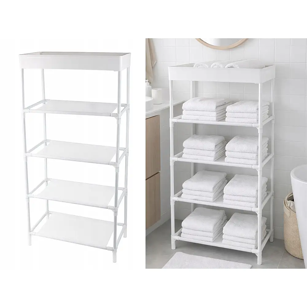 Verk Group Ράφι Οργάνωσης Παπουτσιών με 5 Ράφια για το Μπάνιο 5907451380840