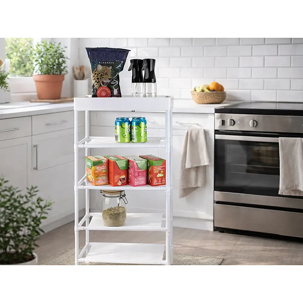 Verk Group Ράφι Οργάνωσης Παπουτσιών με 5 Ράφια για το Μπάνιο 5907451380840