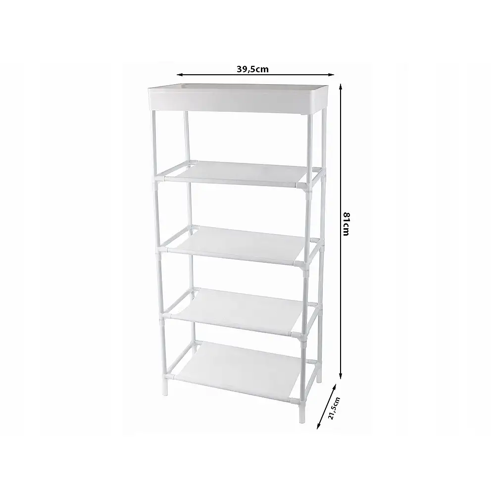 Verk Group Ράφι Οργάνωσης Παπουτσιών με 5 Ράφια για το Μπάνιο 5907451380840