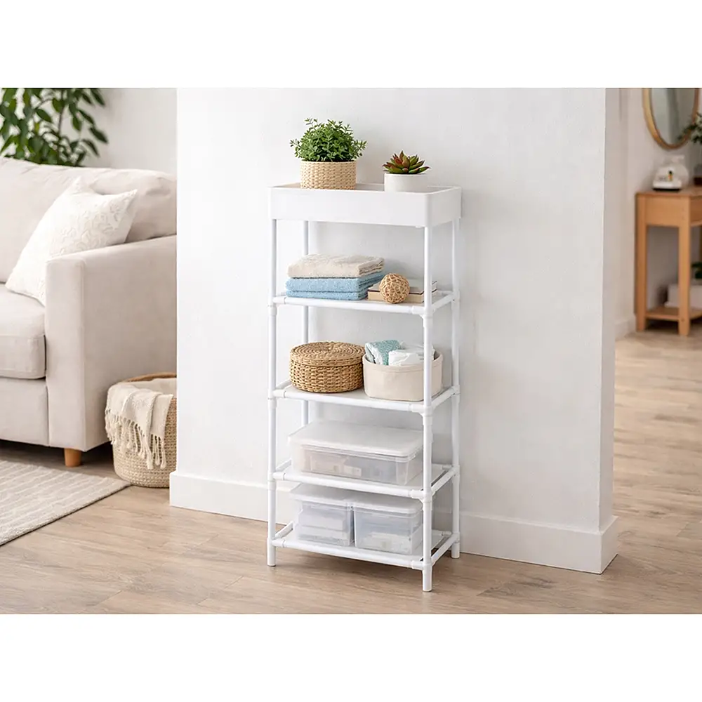 Verk Group Ράφι Οργάνωσης Παπουτσιών με 5 Ράφια για το Μπάνιο 5907451380840