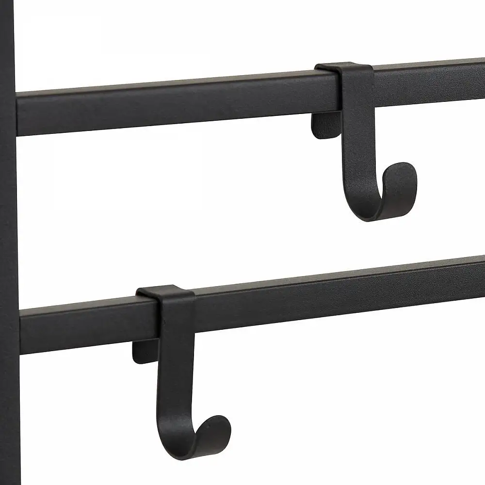 5Five Simply Smart Γκρι Ντουλάπα Tissa, με 4 Γαντζάκια και 1 Συρτάρι, 45 x 30 x 160 εκ. 212723A